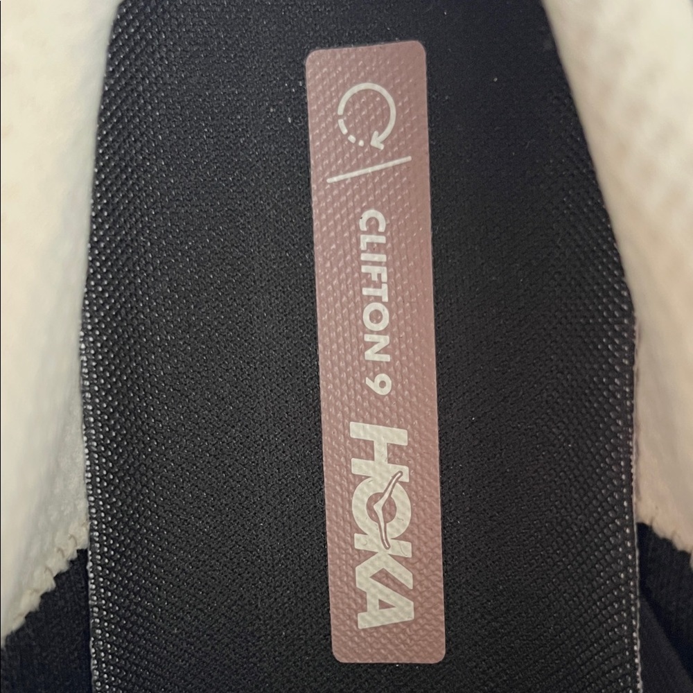 Hoka Women's Black and Light Pink Athletic Shoes - Picture 7 of 8